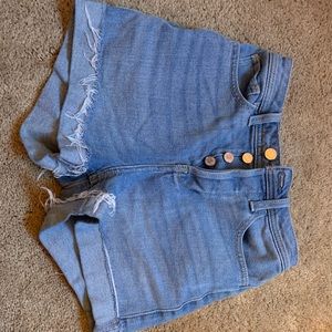 hollister super high rise mom shorts